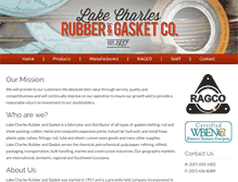 Tablet Screenshot of lakecharlesrubber.com